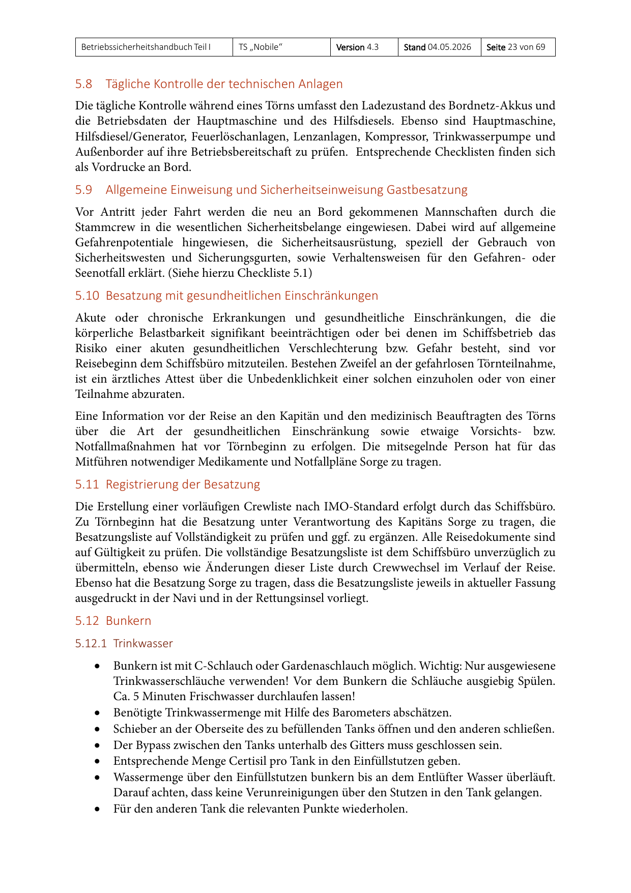 Teil I des Betriebssicherheitshandbuchs, Seite 23
