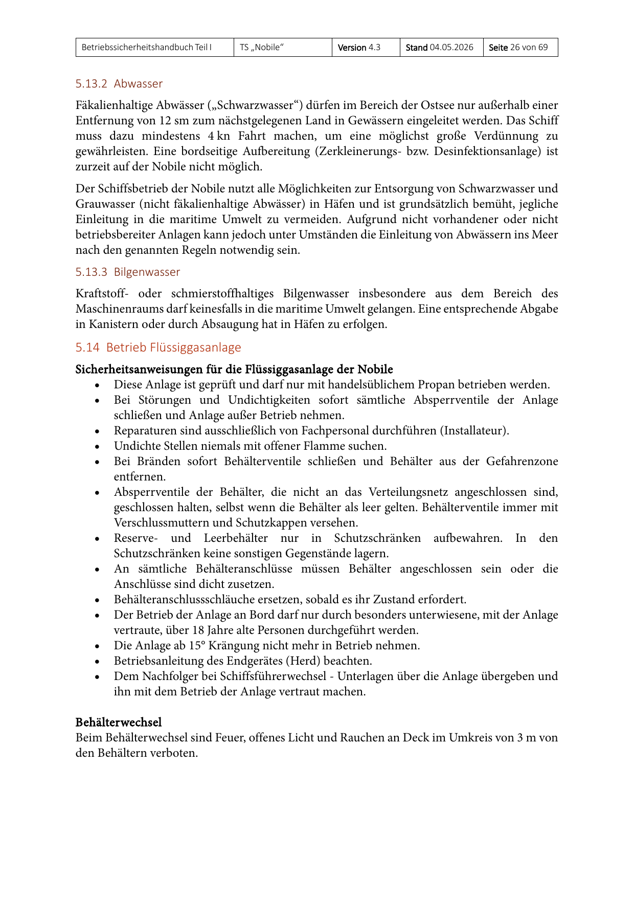 Teil I des Betriebssicherheitshandbuchs, Seite 26