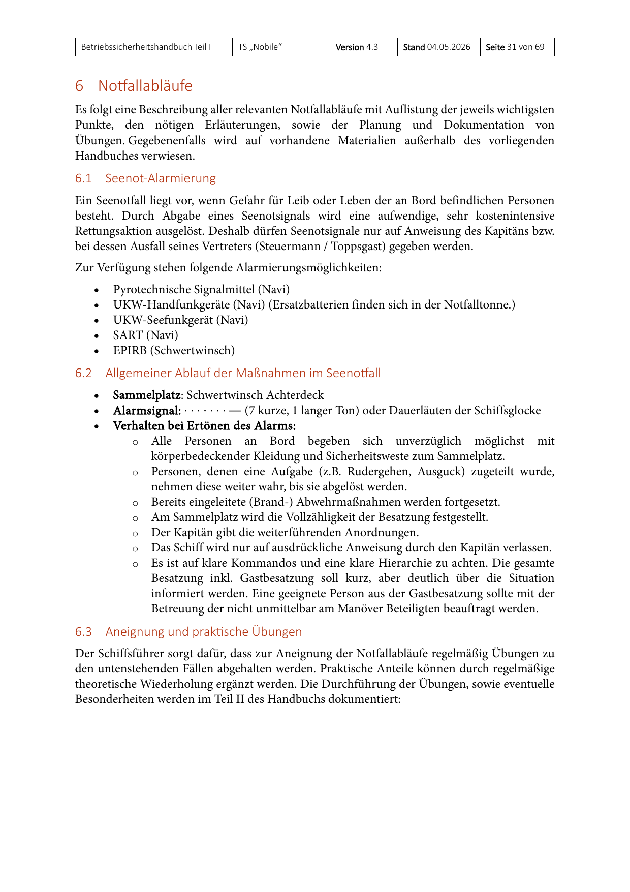 Teil I des Betriebssicherheitshandbuchs, Seite 31