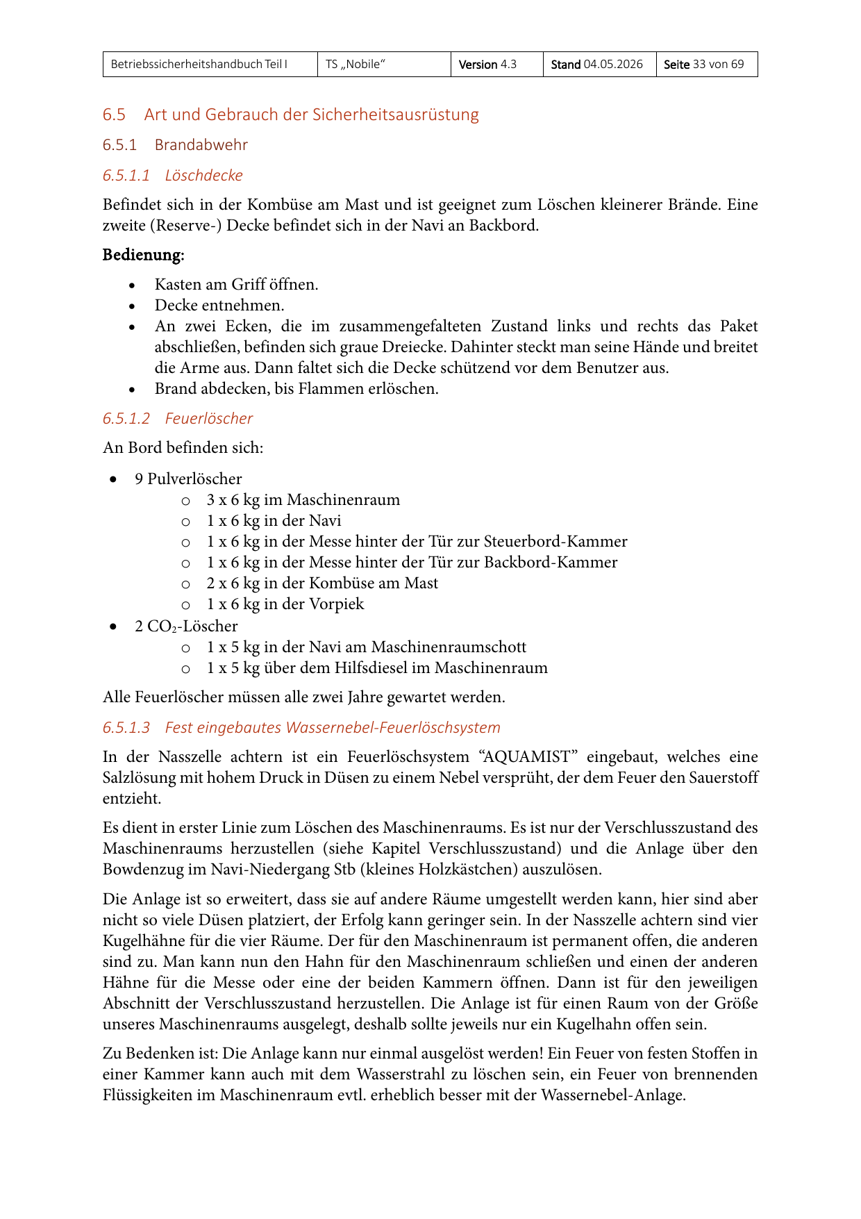 Teil I des Betriebssicherheitshandbuchs, Seite 33