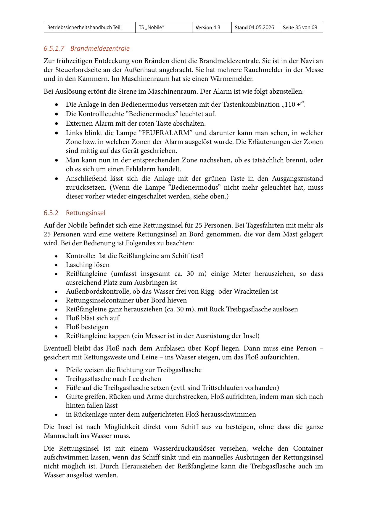 Teil I des Betriebssicherheitshandbuchs, Seite 35