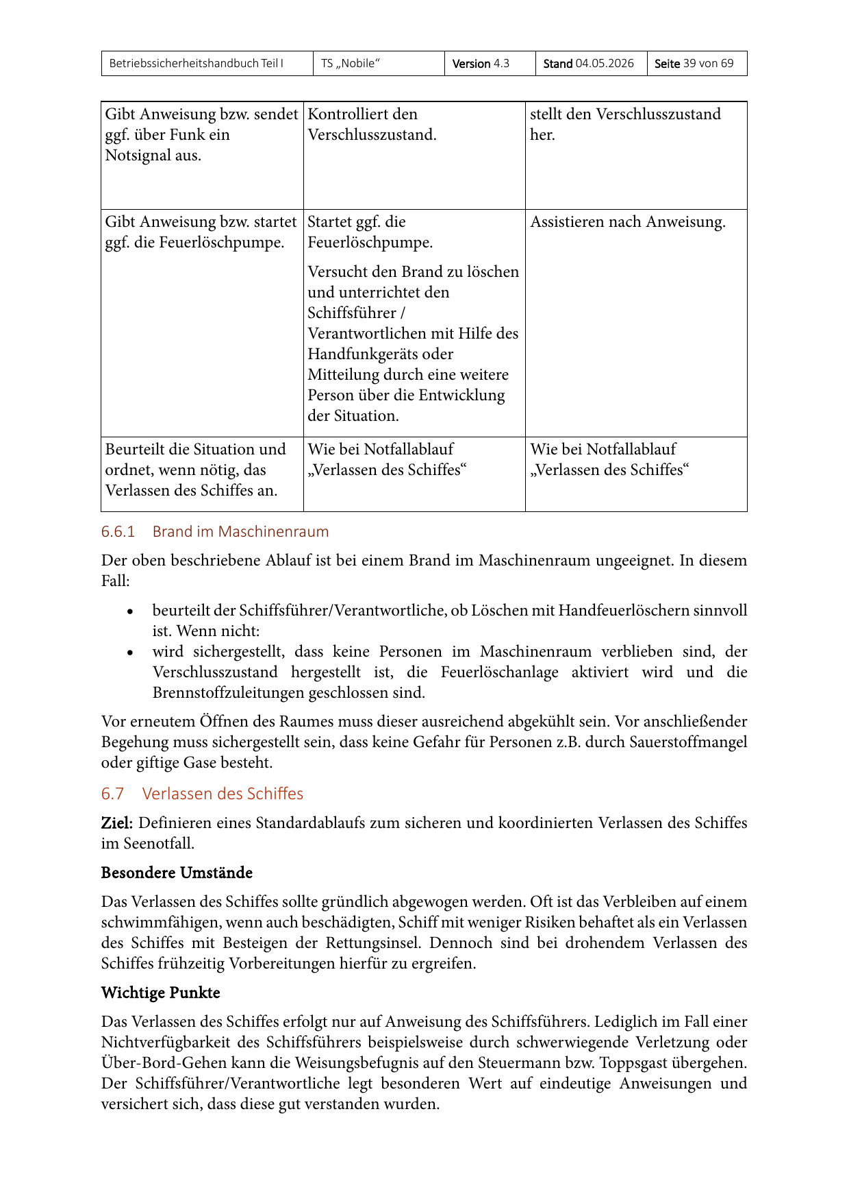 Teil I des Betriebssicherheitshandbuchs, Seite 39