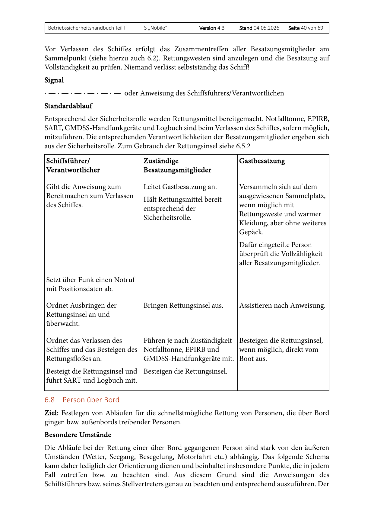 Teil I des Betriebssicherheitshandbuchs, Seite 40